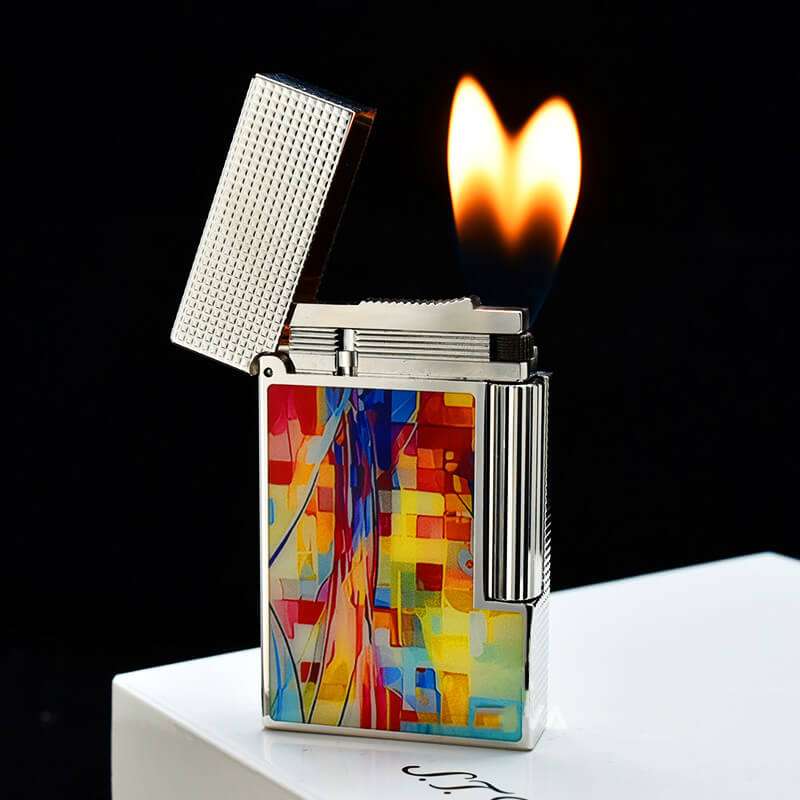 Dupont Hồng Kông Sơn Mài 2 Lửa Chủ Đề Nghê Thuật Graffity D2L12